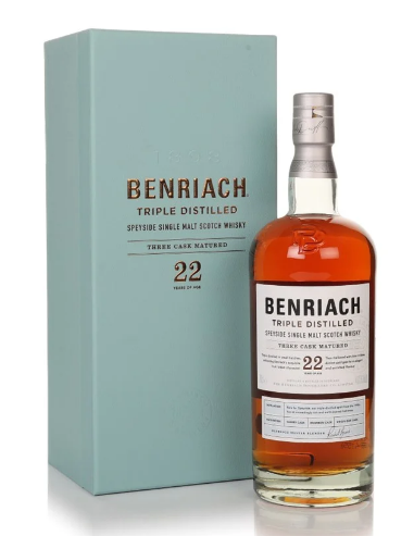 Benriach 22 Year Old Triple Distilled Whisky | 700ML