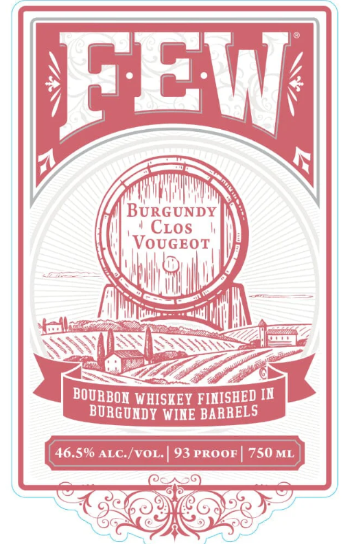 FEW Finished in Burgundy Wine Barrels Bourbon Whiskey