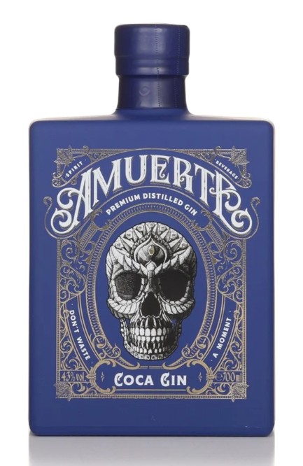 Amuerte Coca Leaf Blue Bottle Gin | 700ML at CaskCartel.com