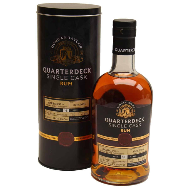 Duncan Taylor Quarterdeck Single Cask Barbados Foursquare 16 Year Old | 700ML at CaskCartel.com