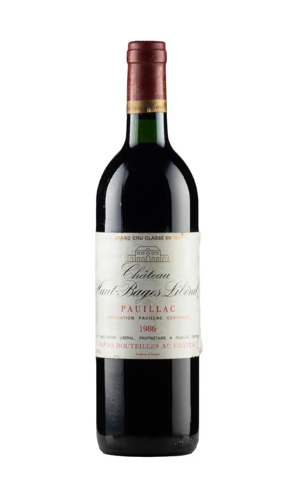 Château Haut-Bages Libéral 1986 1986 Château Haut-Bages Libéral - CellarTracker