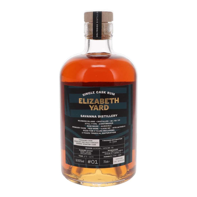 Elizabeth Yard Reunion Island Savanna Distillery 9 Year Old #01 Rum | 700ML at CaskCartel.com