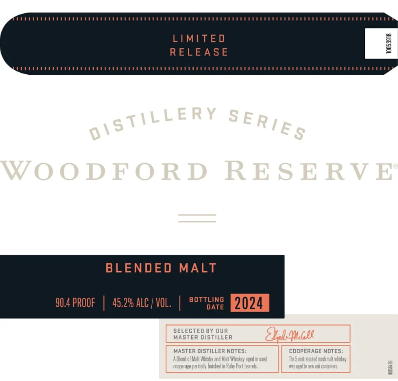 Woodford Reserve 2024 Limited Release Blended Malt Whiskey at CaskCartel.com
