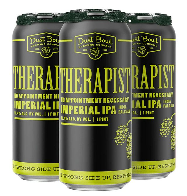 Dust Bowl Brewing Co. Therapist Imperial IPA Beer | (6)*475ML at CaskCartel.com