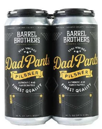 Barrel Brothers Brewing Co. Dad Pants Pilsner Beer | (4)*475ML at CaskCartel.com