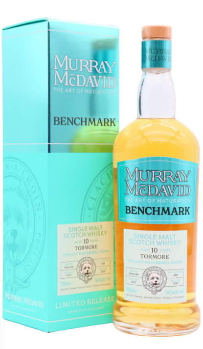 Tormore Murray McDavid Benchmark Uitvlugt Rum Cask 10 Year Old · 2015 Vintage Single Malt Scotch Whisky | 700ML at CaskCartel.com