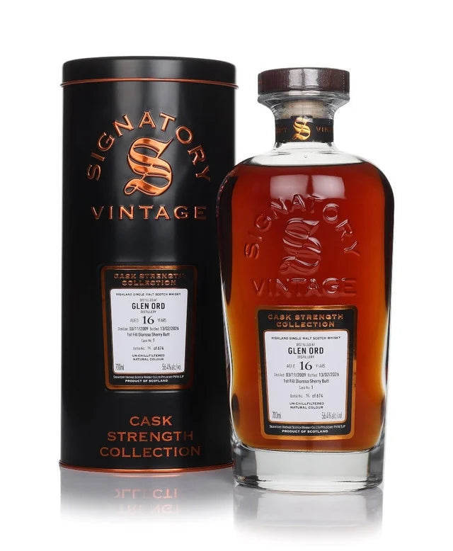 Glen Ord 16 Year Old 2009 Cask #1 - Cask Strength Collection (Signatory) Single Malt Scotch Whisky | 700ML at CaskCartel.com