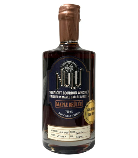 Nulu 10 Year Old Single Barrel Maple Brulee Colombian Bam Dram 111.8 Proof Kentucky Straight Bourbon Whiskey at CaskCartel.com