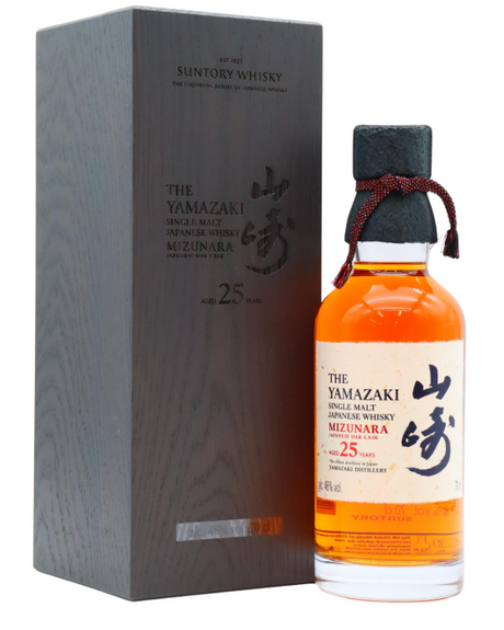Yamazaki 2025 Edition Mizunara Cask 25 Year Old Single Malt Japanese Whisky | 700ML at CaskCartel.com