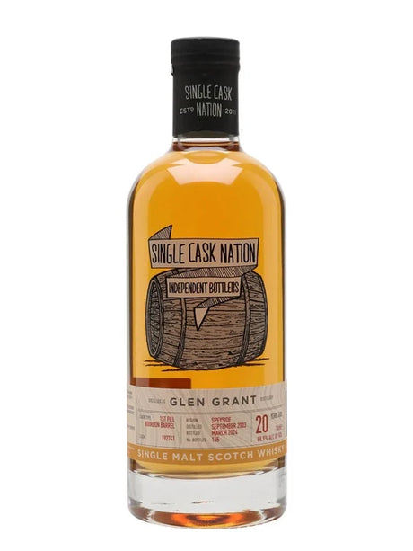 Single Cask Nation Glen Grant 20 Year Old 2003 Cask #192741 | 700ML at CaskCartel.com