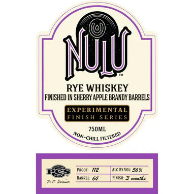 Nulu Sherry Apple Brandy Barrel Finished Rye Whiskey at CaskCartel.com