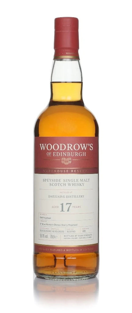 Dailuaine 17 Year Old 2008 - Woodrow's of Edinburgh Single Malt Scotch Whisky | 700ML at CaskCartel.com