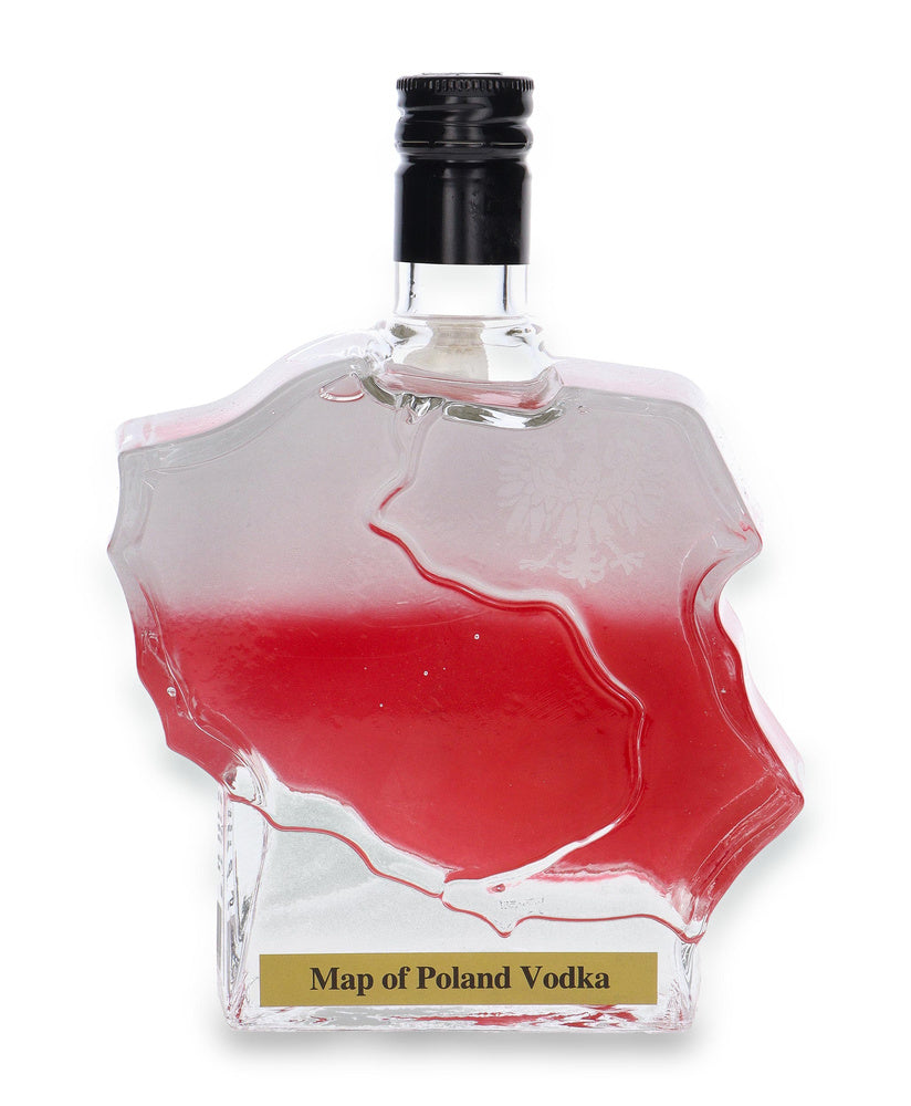 Map of Poland Vodka Flaga | 700ML at CaskCartel.com