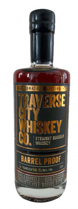 Traverse City Whiskey Co. 6 Year Old Barrel Proof SDBB Private Select Straight Bourbon Whiskey