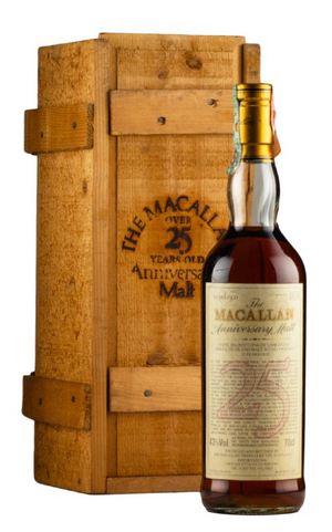 Macallan 25 Year Old Anniversary Malt 1970 Single Malt Scotch Whisky | 700ML at CaskCartel.com
