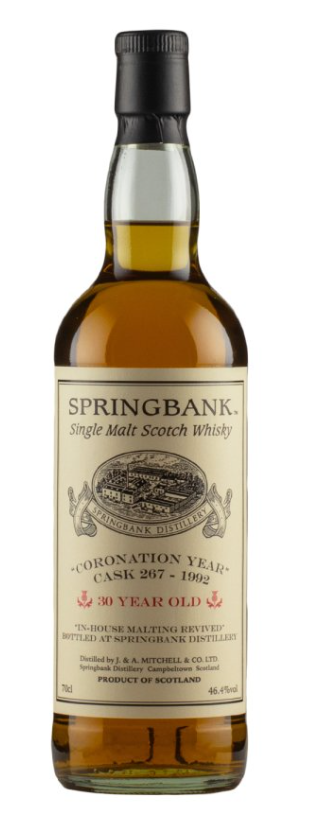 Springbank 30 Year Old Private Cask #267 Coronation Year 1992 Single Malt Scotch Whisky | 700ML at CaskCartel.com