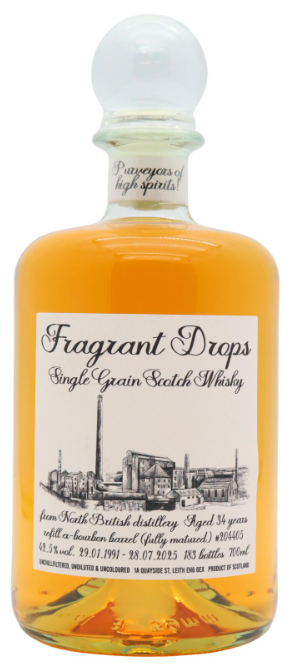 North British Fragrant Drops Single Cask #204405 34 Year Old · 1991 Vintage Single Malt Scotch Whisky | 700ML at CaskCartel.com