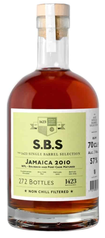 SBS Jamaica 2010 WPL Bourbon And Port Cask Matured | 700ML at CaskCartel.com