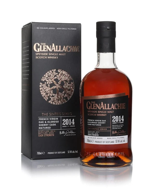 GlenAllachie Sinteis Series Part Three - 2014 French Virgin Oak and Oloroso Cask Matured Single Malt Scotch Whisky | 700ML at CaskCartel.com