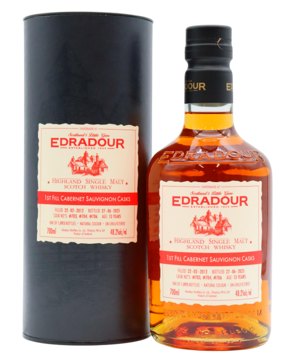 Edradour St. Michael Eppan Cabernet Sauvignon Cask Finish 13 Year Old · 2012 Vintage Single Malt Scotch Whisky | 700ML at CaskCartel.com
