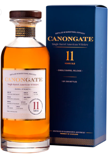 Canongate Single Barrel 11 Year Old Whiskey