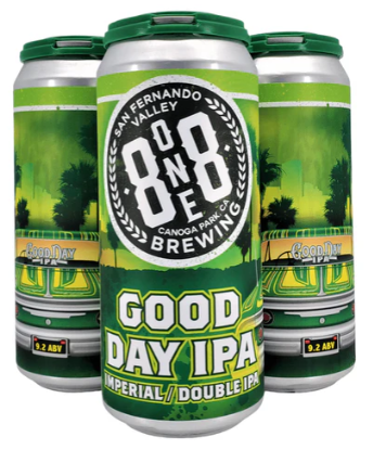 8one8 Brewing Good Day Imperial Double IPA Beer | (4)*475ML at CaskCartel.com