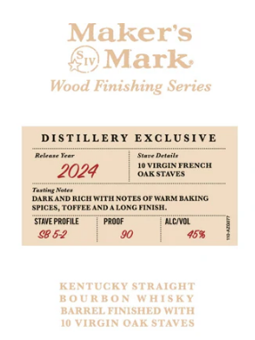 2024 Maker’s Mark Wood Finishing Series SB 5-2 Kentucky Straight Bourbon Whiskey