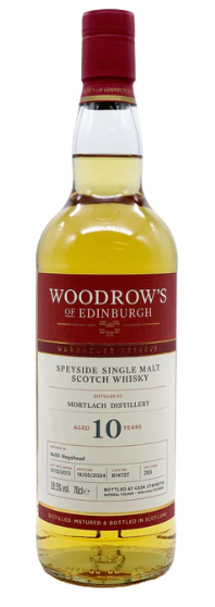 Woodrow's of Edinburgh Mortlach 10 Year Old Single Malt Scotch Whisky | 700ML at CaskCartel.com