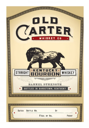 Old Carter Barrel Strength Single Barrel 12 Year Old Barrel #9 Straight Kentucky Bourbon Whiskey at CaskCartel.com