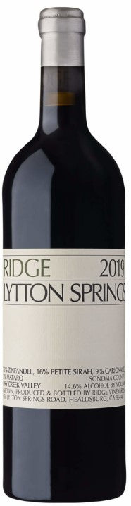 2019 | Ridge Vineyards | Lytton Springs at CaskCartel.com