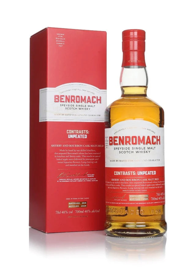 Benromach Contrasts: Unpeated 2014 (Bottled 2024) Single Malt Scotch Whisky | 700ML at CaskCartel.com