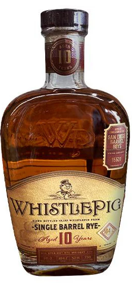 Whistlepig 10 Year Old #95631 San Diego Barrel Boys Single Barrel Rye Whiskey at CaskCartel.com