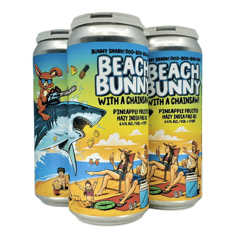 Paperback Brewing Co. Beach Bunny with a Chainsaw! Hazy IPA Beer | (4)*473ML at CaskCartel.com