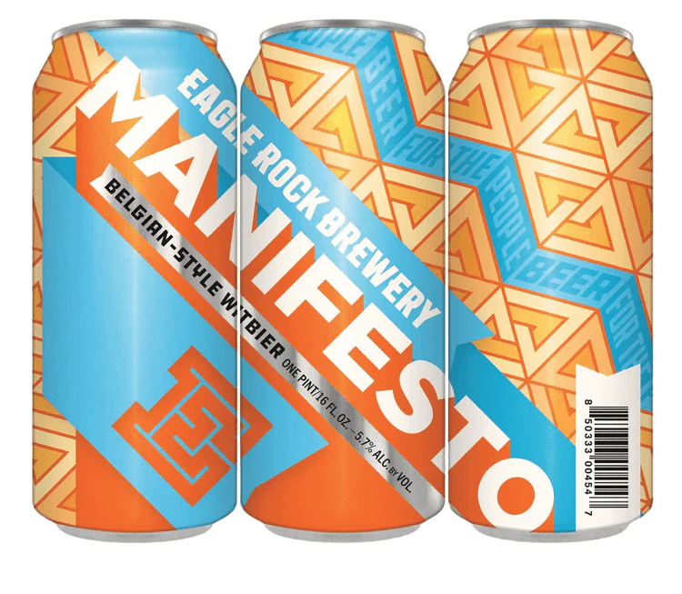 Eagle Rock Brewing Manifesto Belgian-Style Beer | (4)*475ML at CaskCartel.com