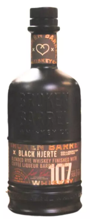 Broken Barrel x Black Hjerte Coffee Liqueur Stave Finish Rye Whisky at CaskCartel.com