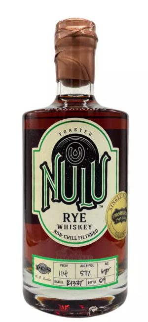 Nulu Toasted Barrel 'Prohibition Craft Spirits' Single Barrel Rye Whisky at CaskCartel.com