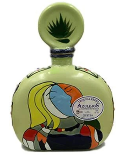 Azulejos Masterpiece Anejo Bottle Green at CaskCartel.com
