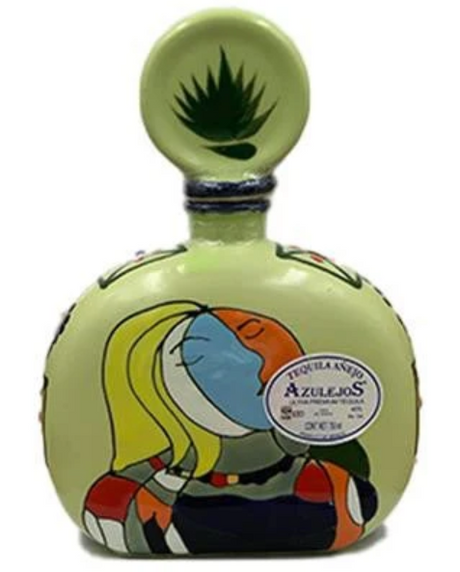Azulejos Masterpiece Anejo Bottle Green at CaskCartel.com