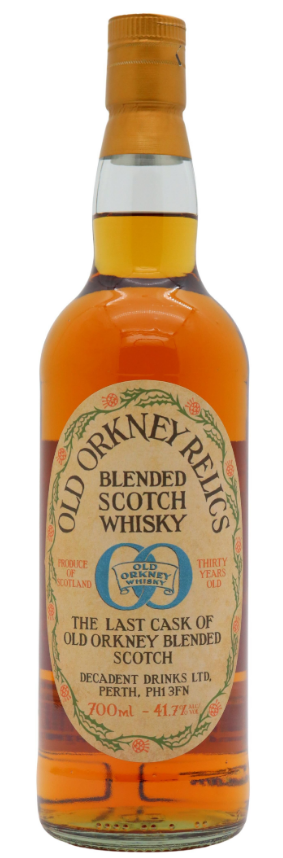 Decadent Drinks Old Orkney Relics 30 Year Old · 1996 Vintage Blended Scotch Whisky | 700ML at CaskCartel.com
