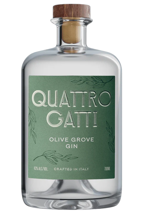 Quattro Gatti Olive Grove Gin | 700ML at CaskCartel.com