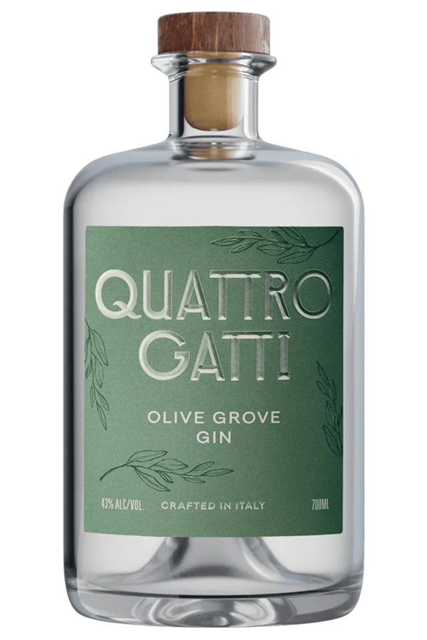 Quattro Gatti Olive Grove Gin | 700ML at CaskCartel.com
