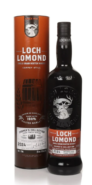 Loch Lomond Coffey Still Cooper's Collection 2024 Spanish Oak Cask Finish Single Grain Scotch Whisky | 700ML at CaskCartel.com