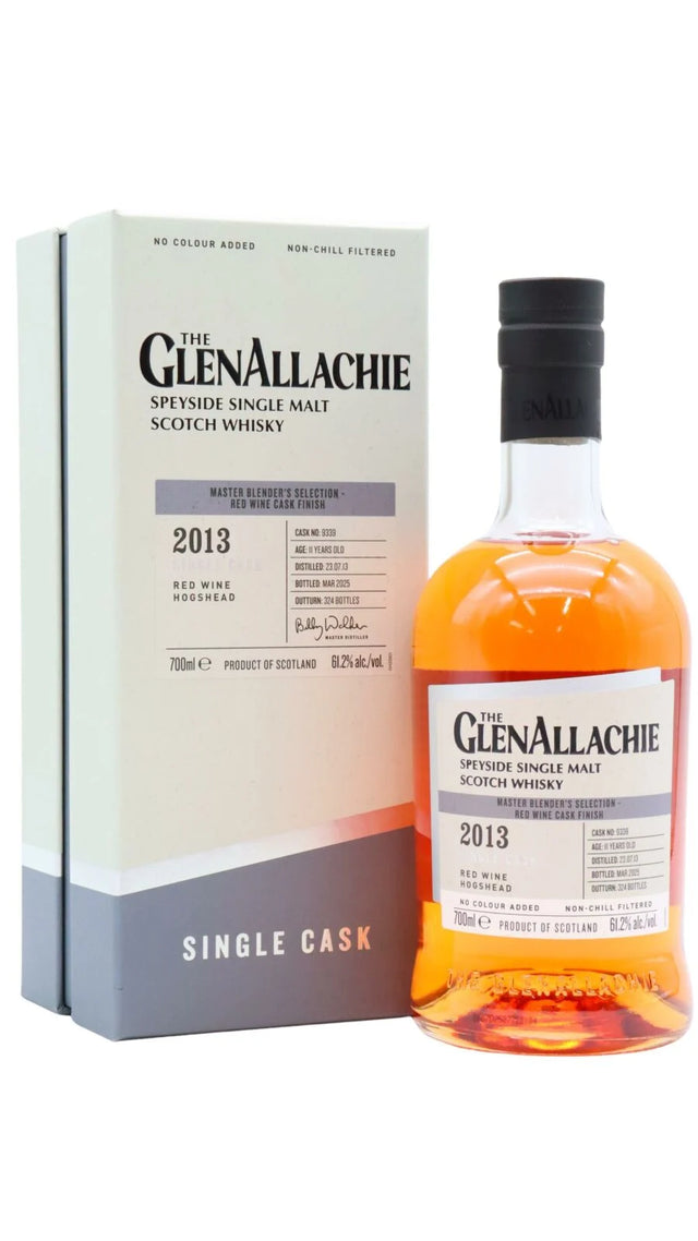 GlenAllachie Single Cask #9339 - Red Wine Cask Whisky 11 Year Old Single Malt Scotch Whisky | 700ML at CaskCartel.com