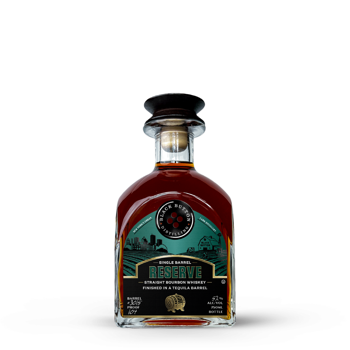 Black Button Tequila Barrel Finished Bourbon | 750ML at CaskCartel.com