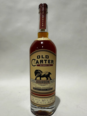 Old Carter Very Small Batch 1-NY/NJ Barrel strength Straight Bourbon 116.2 Proof Bottle 367 of 497 at CaskCartel.com