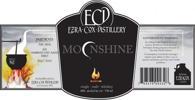 Ezra Cox Distillery Moonshine Single Malt Whisky at CaskCartel.com