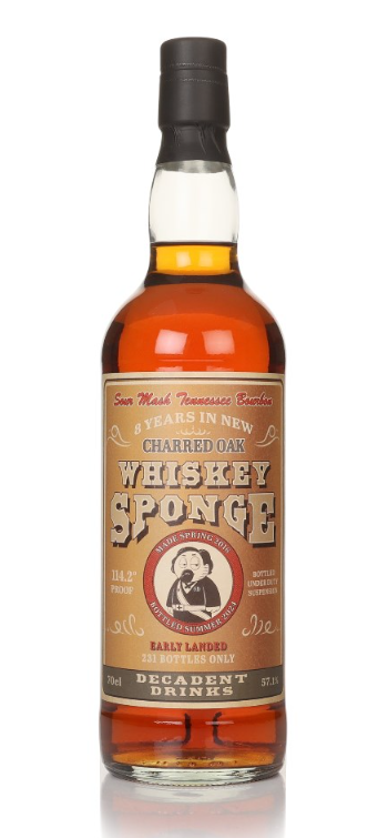 Tennessee 8 Year Old 2016 Whisky Sponge Special Edition Decadent Drinks Bourbon Whiskey | 700ML at CaskCartel.com