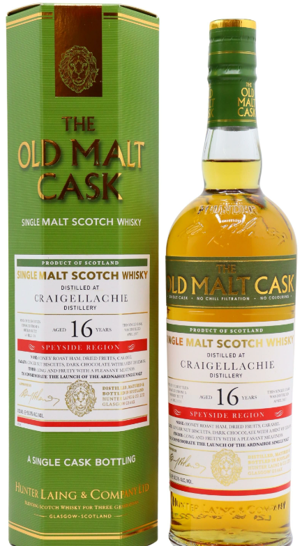 Craigellachie Old Malt Cask 16 Year Old Sherry Cask Matured 2007 Single Malt Scotch Whisky | 700ML at CaskCartel.com