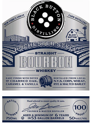 Black Button Rochester Style 6 Year Old Straight Bourbon Whisky at CaskCartel.com