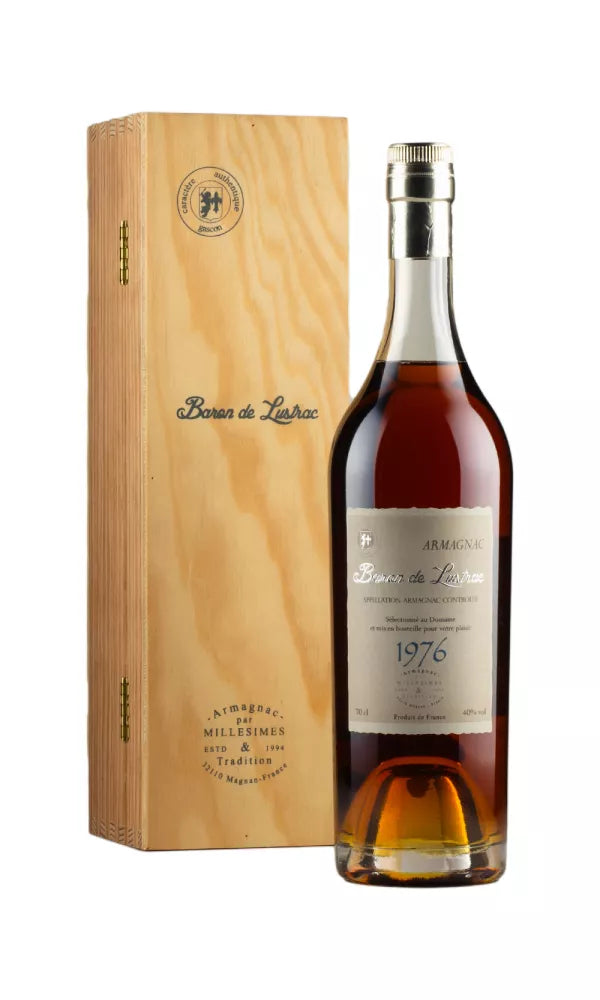 BUY] Baron de Lustrac Vintage 1976 Armagnac | 700ML at CaskCartel.com